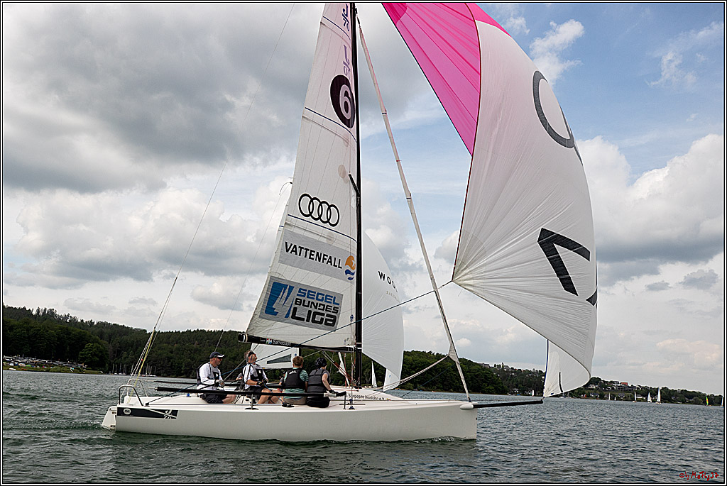 J70 - WOODLAND, 12.06.2021 Segelboot; Segeln; Woodland; Spinnaker; J70; Sorpesee; Sauerland